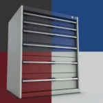 colour-coding on a bott drawer unit