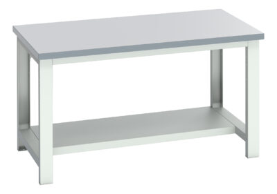 Cubio Framework Bench (Esd) - With Half Depth Shelf