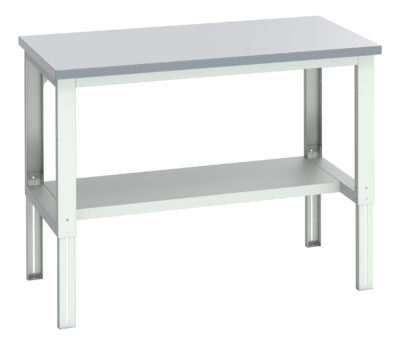 Cubio Framework Bench (Esd) - With Half Depth Shelf