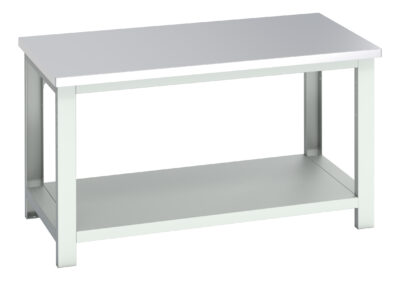Cubio Framework Bench (Stainless Steel) - With Full Depth Shelf