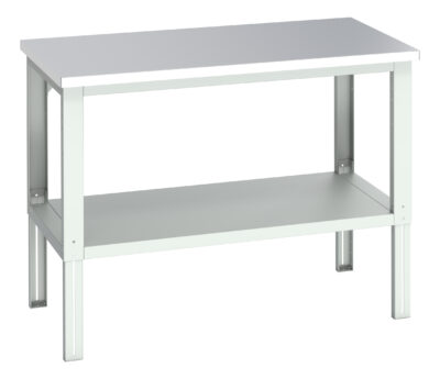 Cubio Framework Bench (Stainless Steel) - With Full Depth Shelf